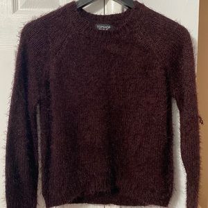 Burgundy Topshop Pullover Sweater